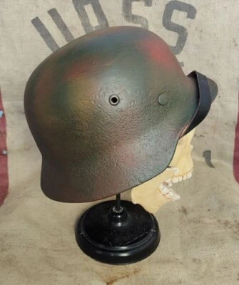 Original German WW2  Helmet  1939-1945 | 11 after restoration - Image 1 of 4