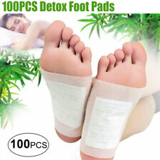 100PCS Detox Foot Pads Patch Detoxify Toxins Slim Keeping Fit with Adhesive BOX