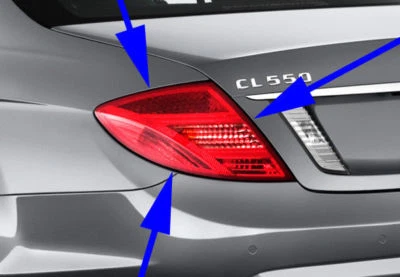 MERCEDES-BENZ CL-CLASS CL550 CL63 CL65 AMG LEFT TAILLIGHT GENUINE 11-14 GENUINE - Image 1 of 2