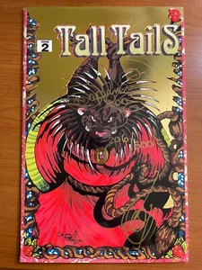 Cómic peludo Tall Tails #2 (1993) firmado Lage & Calderón 206/500 oro certificado de autenticidad #KRC12 - Imagen 1 de 3