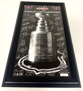 Washington Capitals Stanley Cup Champion Signertures Limited Edition 871 Of 5000