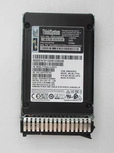 Samsung PM1733 7.68TB Lenovo ThinkSystem SSD NVME MZWLJ7T6HALA-000V5 4XB7A38283 - Picture 1 of 3