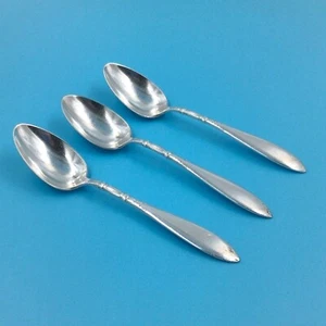 3er Set Rogers QUEEN ANNE ST MORITZ Teelöffel 6" versilbert antik 1910 - Bild 1 von 9
