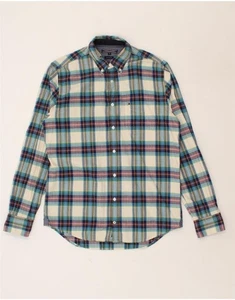 TOMMY HILFIGER Mens New York Fit Shirt Medium Multicoloured Cotton BM26 - Picture 1 of 3