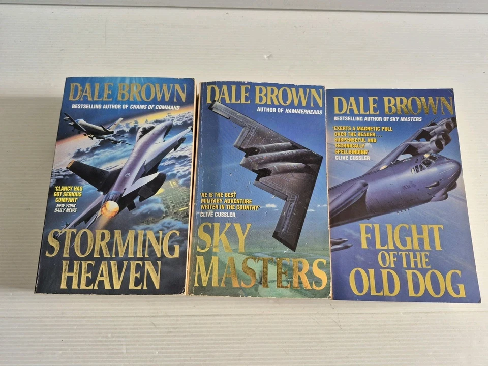 3 x Bulk Book Lot By Dale Brown PB In Aust now ready to post Action Adventure  - image 1 of 4