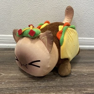 Cat Face Meow Meows Aphman 12” Plush Taco Cat Brown Kitty - RARE - Picture 1 of 14