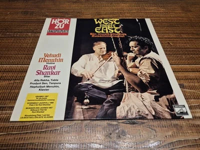 LP Vinyl Yehudi Menuhin Ravi Shankar West Meets East + OIS HÖRZU - Bild 1 von 2
