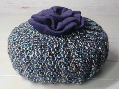 Originals Por Renata Vintage Años 60 Lana Nubby Tweed Mujer Pastillero Sombrero Arco Foto 1 de 4