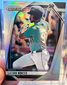 2025 Prizm Baseball  Lazaro Montes Silver Prizm #100 Seattle Mariners - Picture 1 of 3