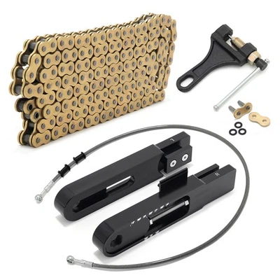 Removedor de cadena de línea de extensión de brazo oscilante de aluminio para DUKE 690 08-21 18 Foto 1 de 4