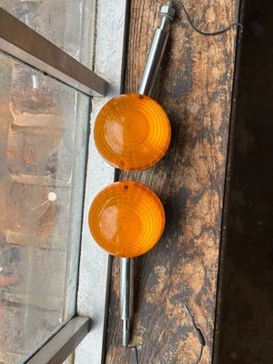 SUZUKI 1975 RE5 FRONT TURN SIGNALS PAIR - Image 1 of 4