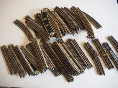 Märklin H0 Bundle Tracks, Straight, Curved, Over 50 Pieces - Image 1 of 4