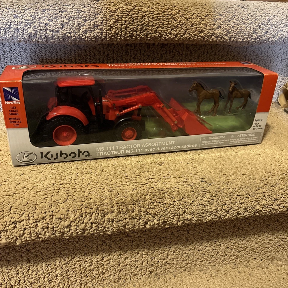 Kubota M5-111 Toy Tractor Assortment 1:32 Scale New In Box - Image 1 of 4