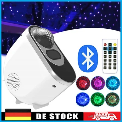 Bluetooth LED Sternenhimmel Lampe Projektor Musik Stern Nachtlicht Lautsprecher - Bild 1 von 4