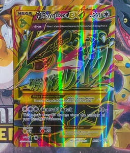 Pokemon JUMBO/Oversized Card Mega M Rayquaza EX Full Art XY 98/98 - Picture 1 of 2