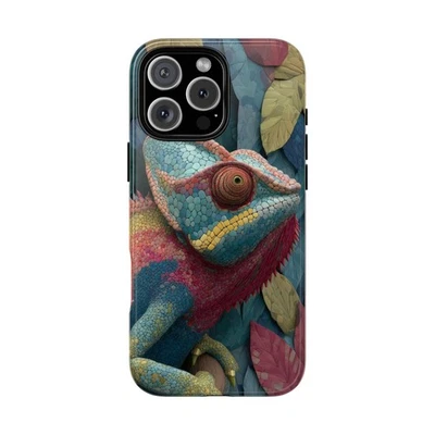 Мозаичный чехол Chameleon Lizard для телефона iPhone, Samsung Galaxy, Pixel - Изображение 1 из 4