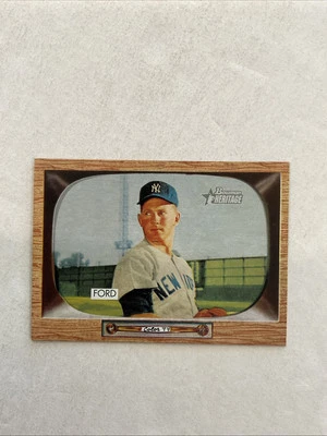2004 Bowman Heritage Ed "Whitey" Ford New York Yankees #59 HOF ⚾️♨️G - Image 1 of 4