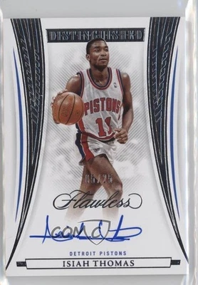 Panini 2021-22 impecable distinguido automático/25 Isiah Thomas #DA-ITM automático patio Foto 1 de 2