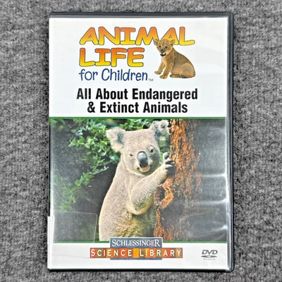 Animal Life For Children All About Endangered & Extinct Animals DVD Schlessinger - Image 1 of 3