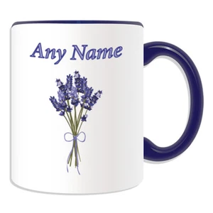 Personalisierte Geschenk Lavendel Lila Tasse Tasse Geburtstag Weihnachten Name Text Ihr Kind - Bild 1 von 18