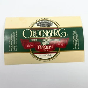 Oldenberg Brewing Co Premium Verum Beer Label KY 12oz - Picture 1 of 2