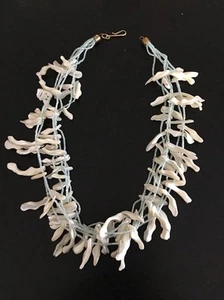 Collar de colección de 5 hilos concha de mar y cuentas de varios hilos - Imagen 1 de 12
