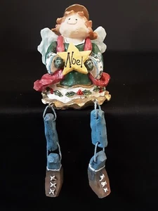 Decoración navideña Ángel Estante Cuidador Estatuilla Resina - Imagen 1 de 8