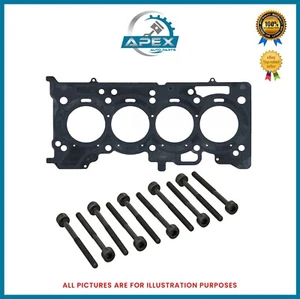 HEAD GASKET & HEAD BOLTS SET FOR QASHQAI XTRAIL 1.3 DIG-T PETROL ENGINE HR13DDT - Picture 1 of 3