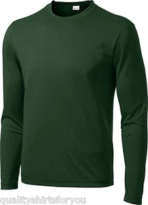 YOUTH MOISTURE WICKING DRY FIT SPORT-TEK Long Sleeve T-SHIRT NEW XS-XL YST350LS  - Picture 1 of 18