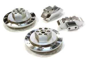 Realistic Alloy Machined Rear Brake Hex Hub Set for HPI 1/10 Scale E10 On-Road - Picture 1 of 1