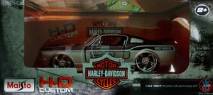 Ford Mustang GT 1967 Harley Davidson custom Maisto 1:24 - Picture 1 of 1