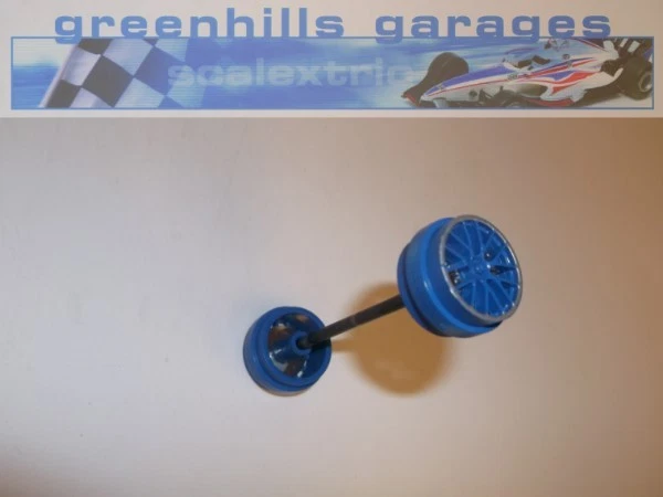 Greenhills Scalextric Ford GT-R No.54 Black Swan C3136 Front Axle & Wheels - ... - image 1 of 1
