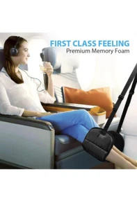 Flugzeug Fußstütze - Reise Fußstütze verdickter Memory Foam, Flugzeug Reisen - Bild 1 von 7