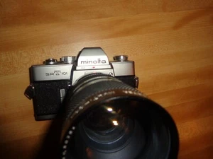 Vintage Minolta SRT101 35mm Camera w Lens Untested - Picture 1 of 6