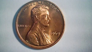 1969 Red Lincoln Penny, No Mint Mark, Major DDO, Variety Vista 1969 DDO-001 - Picture 1 of 8