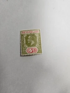 Vintage SEYCHELLES Scott# 95 4c Mint/Hinged - Picture 1 of 3