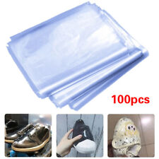 100x Clear Plastic Bags Baggy Heat Shrink Film Bag Food Storage Wrap Sealbag New