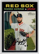 2020 Topps Heritage Brandon Workman #297 Boston Red Sox