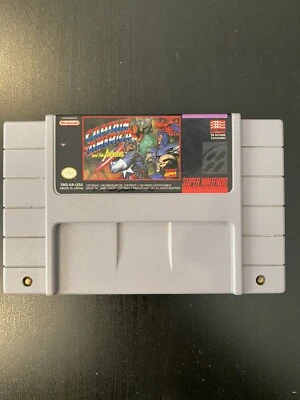 Игра Captain America and The Avengers (Super Nintendo SNES, 1993 года) Authentic Cart Only - Изображение 1 из 4