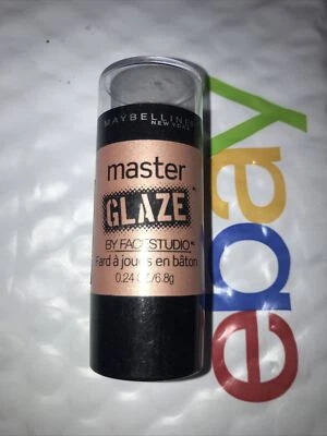 MAYBELLINE Master Glaze Blush Stick 201 NUDE REBELLION unsealed NWOB FLAW - Image 1 of 3