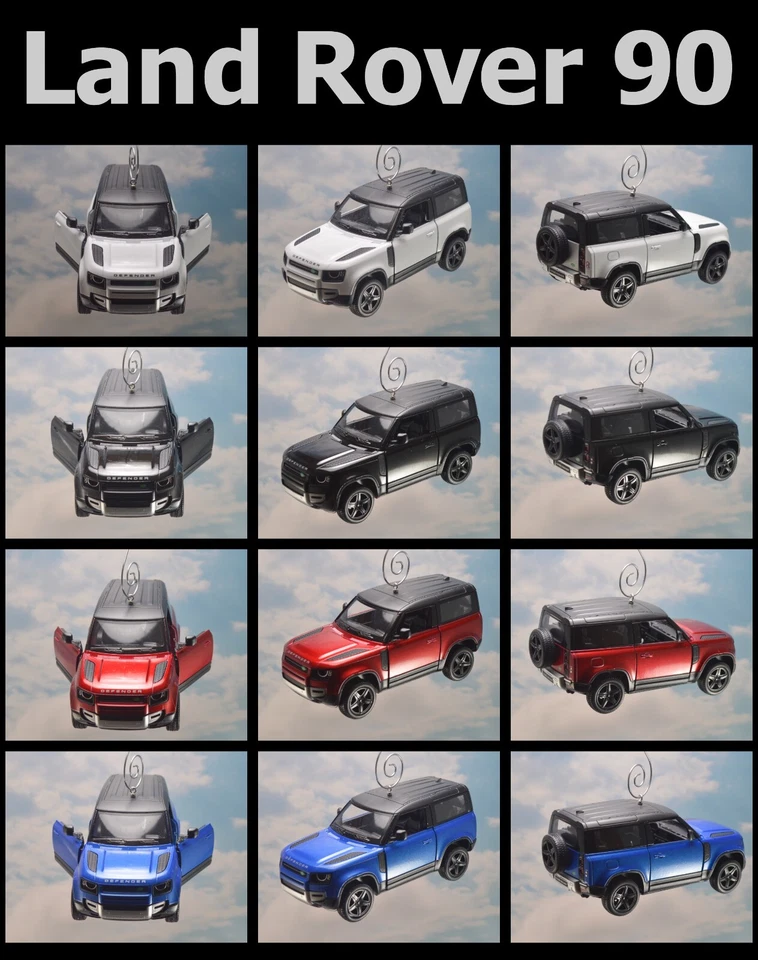 Land Rover Defender 90 Custom Christmas Tree Ornament Adorno - Image 1 of 1