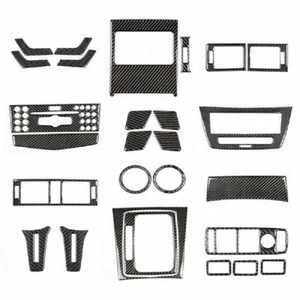 Tapicería interior de coche de fibra de carbono para Mercedes Benz W204 Clase C C250 300 C350 C63 - Imagen 1 de 11
