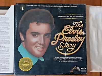 Elvis Presley-The Elvis Presley Story Limited Edition Vinyl Box Set NM Lp's 1977 - Image 1 of 4