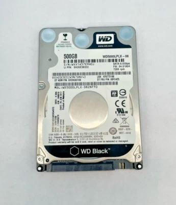 Western Digital Black 500GB Internal 2.5" HDD WD5000LPLX w/ WINDOWS 11 LOADED - Image 1 of 2