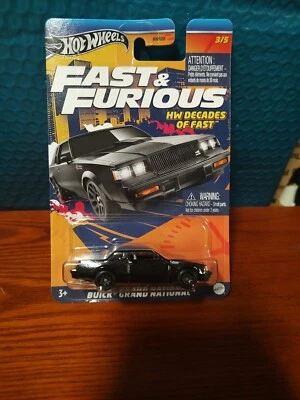  Hot Wheels Fast and Furious Decades Of Fast Buick Grand National #3/5 2024🆕 Foto 1 de 4