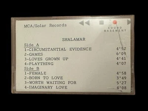 Shalamar Demo Promo Cassette Tape Album MCA / Solar - Picture 1 of 4