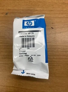 HP 75 Tri Color CB337W Ink cartridge New No Box - Zdjęcie 1 z 7