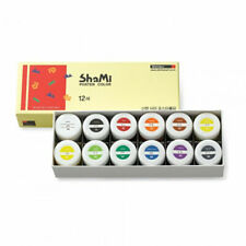 SHINHAN Shami Poster Color Paint 20ml Jar 12 Color Set