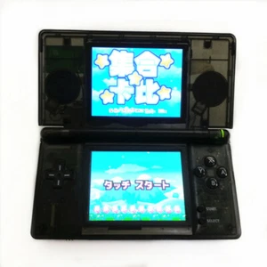 Clear Black Retrofit Nintendo DS Lite Game Console NDSL Video Game System - Picture 1 of 7