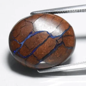 💎 11.01ct Oval Cabochon Natural Winton Matrix Boulder Opal - Queensland Gem - Imagen 1 de 4